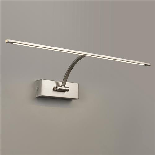 Hampton Large Single Satin Nickel LED Picture Light LT30701