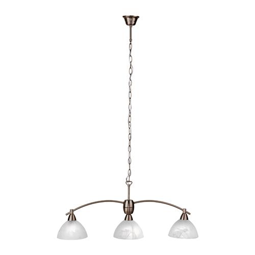 Vegas Old Brass Triple Pendant Light 2123-11