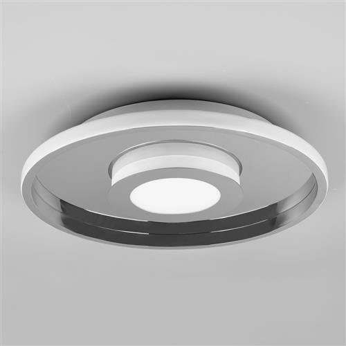 Ascari LED IP44 Dimmable Medium Size Bathroom Chrome Flush 680819306