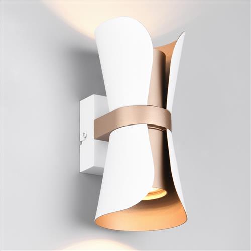 Coat White And Coffee Wall Double Spotlight 218600231