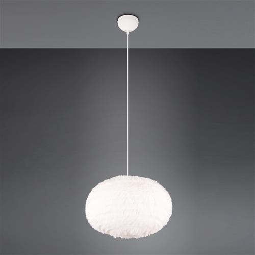 Furry 500mm White Ceiling Pendant R31581901