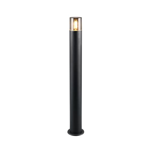 Hoosic IP44 Matt Black Outdoor Small Post Lamp 424060132