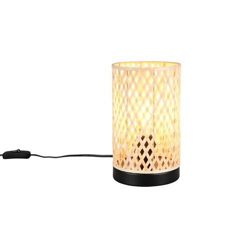 Laurent Black And Natural Bamboo Table Lamp R56091932