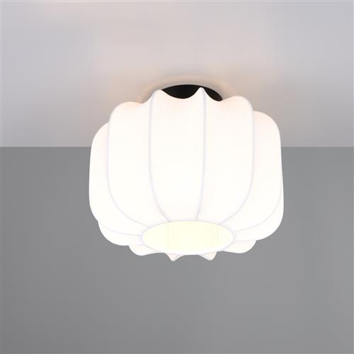 Madeline 250mm Black and White Flush Ceiling Fitting R61971001
