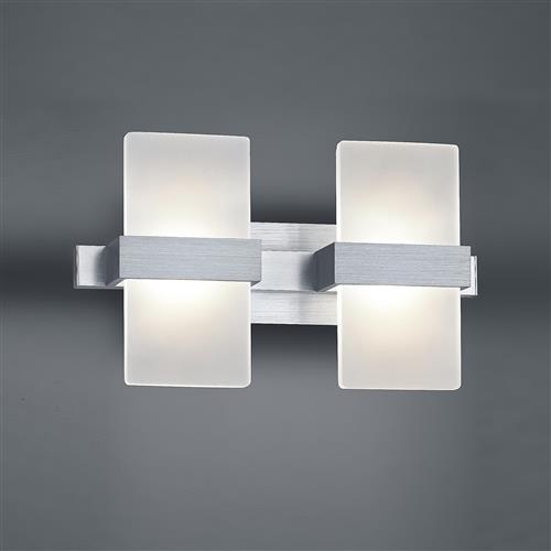 Platon Double Aluminium LED Wall Light 274670205