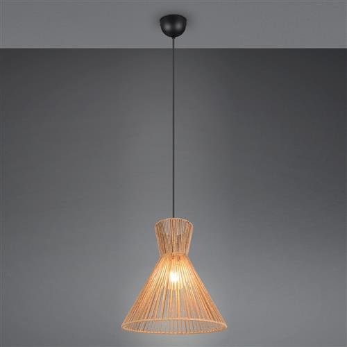 Rosalie Brown And Matt Black Ceiling Pendant R36191036