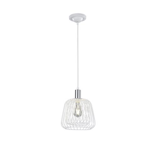Sanna White & Chrome Ceiling Pendant 300900101