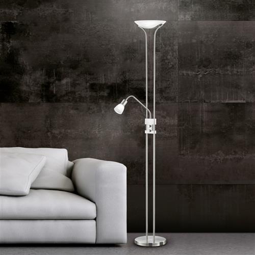 Santo II Matt Nickel LED Mother And Child Lamp 421910207