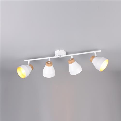 Valentin White Four Light Ceiling Spot R81924031