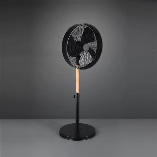 Viking Matt Black Adjustable Floor Standing Fan R034-32