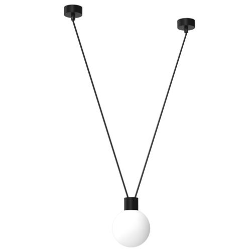 Capri Single Black Finish Pendant MLP8817