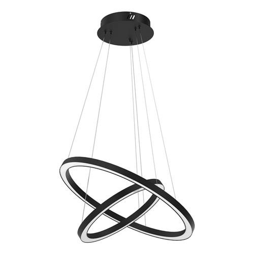 Galaxia Black LED Double Ceiling Pendant ML8422
