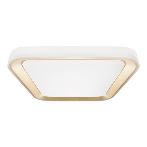Quadro Gold LED Large Flush Ceiling Fitting ML7933