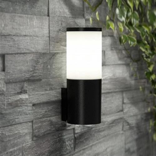 Amelia Black Vertical IP55 CCT LED Wall Light AMELIAWALLBL