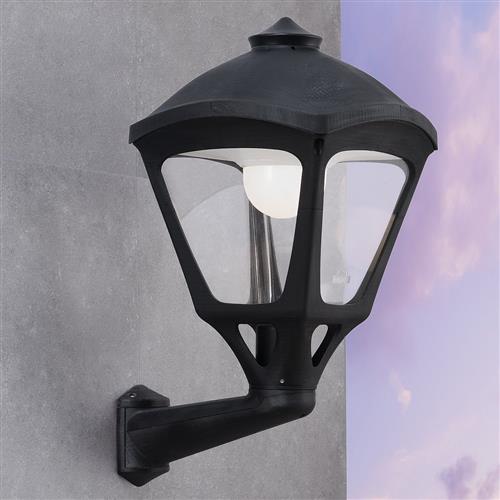 Iole Sergio Black IP55 Outdoor Wall Light IOLE/SERGIOBL