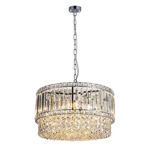 Isla 6-Light Polished Chrome Crystal Ceiling Pendant ISL06CH