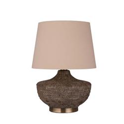 Avaya Ceramic Brown And Beige Table Lamp Complete 44210AB