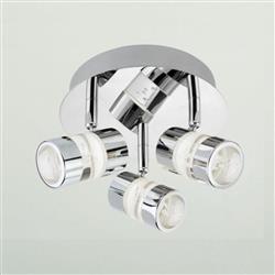 Bubbles IP44 LED Triple Spotlight 4413CC
