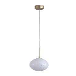 Confetti LED Gold (Colour) And Opal Single Ceiling Pendant 80820-1GO
