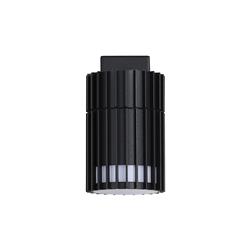Detroit IP44 Matt Black Outdoor Single Wall Light 37737BK