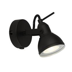 Focus LED Single Industrial Directional Wall Spotlight