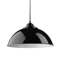 Fusion Black Single Pendant Light 8140BK
