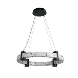 Moonbeam LED Black And Resin Ceiling Pendant 10868-1BK