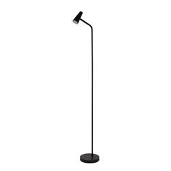 Rechargeable LED Black Floor Lamp 10450BK