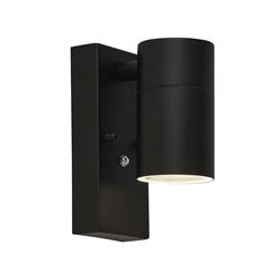 Rochester Single Dusk Till Dawn Black Outdoor Spotlight 14601BK