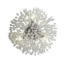 Sunburst Chrome And Crystal 3 Light Wall Fitting 83420-3CC