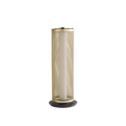Thread Dimmable LED Gold Mesh And Black Table Lamp 25154-1BK