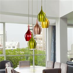 Vibrant 5 Light Cluster Pendant 6465-5