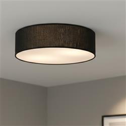 Camden Linen Flush Ceiling Fitting