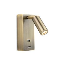 Clifton USB LED Wall Reading Light