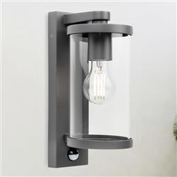 Harley IP44 Graphite Outdoor PIR Wall Light 4132GP
