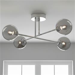 Lando 4-Arm Semi-Flush Light