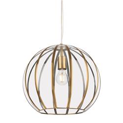 Lincoln Ball Shaped Pendant Antique Brass 2915AB