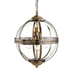 Mayfair Spherical Ceiling Pendant 3341AB