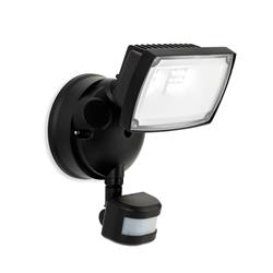 Reflex IP54 Black Outdoor LED PIR Security Light 3867BK