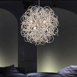 Stella Chrome Wire Sphere Pendant 3476CH