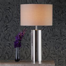 Cassandra Chrome Table lamp With Shade CAS4250