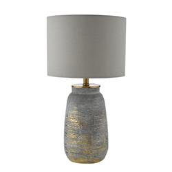 Creon Grey And Gold Ceramic Table Lamp CRE4239-PYR1439