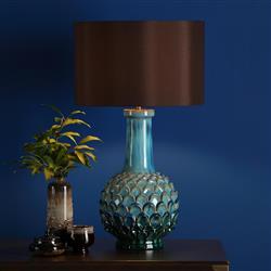 Edlyn Blue/ Green Artichoke Table Lamp With Shade EDL4223-VOY1422