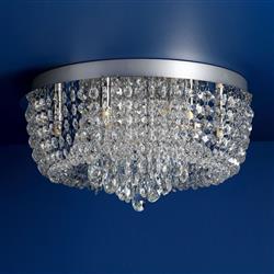 Eitan Flush Chrome And Crystal 9 Light EIT5008