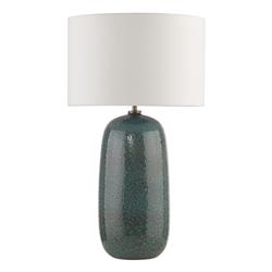 Jadis Blue Ceramic Table Lamp And Ivory Drum Shade JAD4223-PYR162