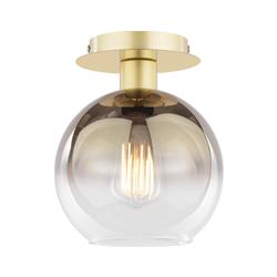 Lycia Small Ombre Glass Semi-Flush Ceiling Fitting 