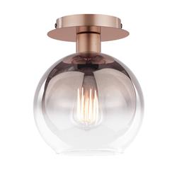 Lycia Small Ombre Glass Semi-Flush Ceiling Fitting