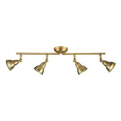 Nathaniel Warm Bronze 4 Light Spotlight Bar NAT8442