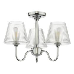 Rimaz Polished Chrome Semi-Flush IP44 Bathroom Fitting RIM5350