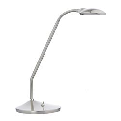 Wellington Satin Chrome LED Table Lamp WEL4046